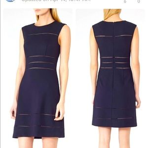 NWOT Reiss navy dress with detail stitching
